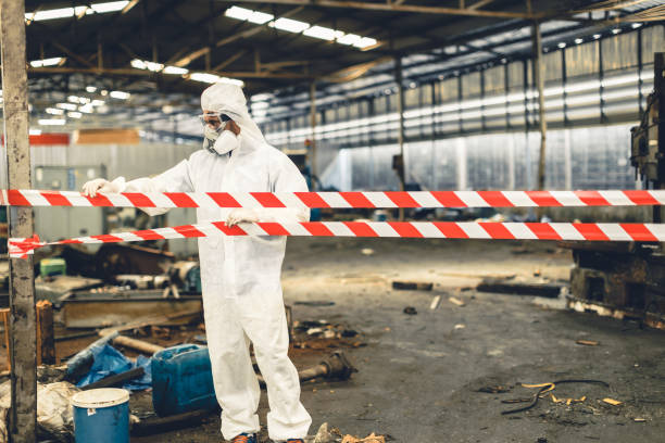 Professional Crime Scene Cleanup technician working in Antioch, IL